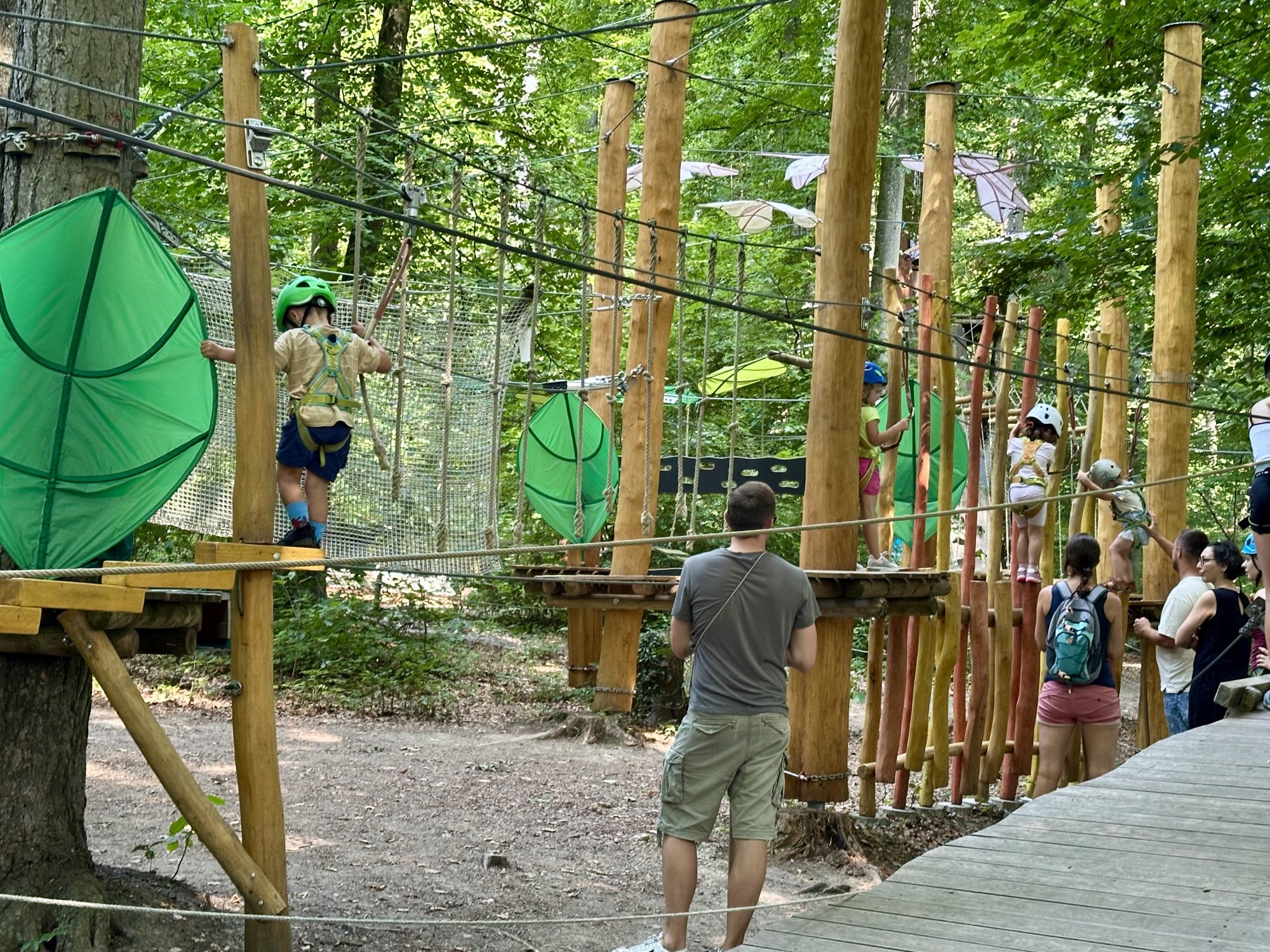 Kletterwald für Kindergeburtstage